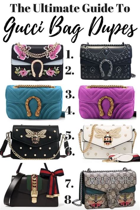 designer bag dupes ebay|best gucci dupes on amazon.